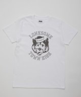 BELAFOTE/RT LONESOME TOWN HIGH PRINT T  WHITE