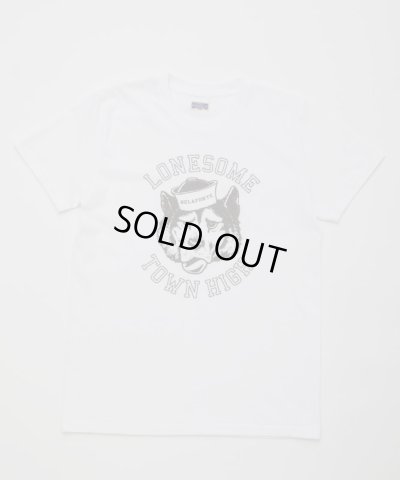 画像1: BELAFOTE/RT LONESOME TOWN HIGH PRINT T  WHITE