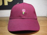 BELIVE/LOW CAP WAPPEN  ICE CREAM  BURGUNDY