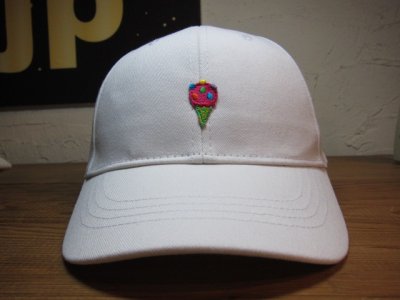 画像1: BELIVE/LOW CAP WAPPEN  ICE CREAM  WHITE