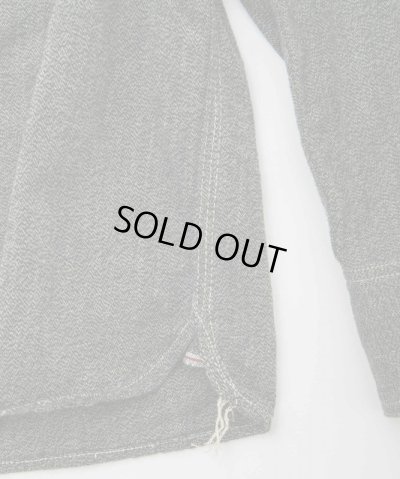 画像4: BELAFOTE/RT TRIPLE STITCH SH CHAMBRAY L/S  BLACK