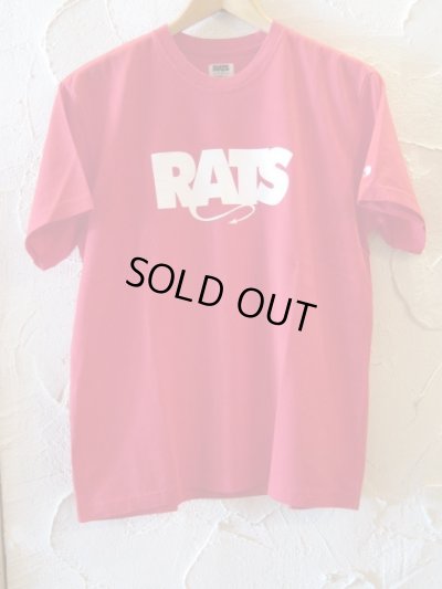 画像1: RATS/BOX LOGO T  RED