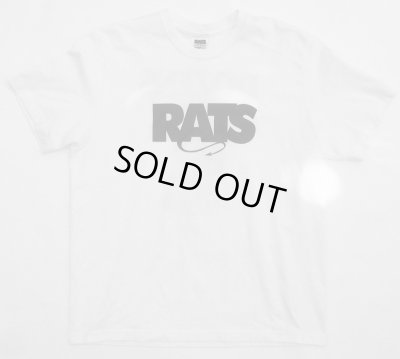 画像1: RATS/BOX LOGO T  WHITE