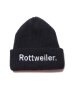 画像1: ROTTWEILER/BRONER ROTTWEILER KNIT CAP  BLACK (1)