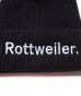 画像2: ROTTWEILER/BRONER ROTTWEILER KNIT CAP  BLACK (2)