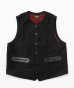 画像2: BELAFOTE/RT N-CIVILIAN DECK VEST  BLACK (2)