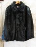 画像1: GANGSTERVILLE/RIZE ABOVE FUR COAT  BLACK (1)