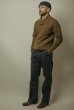 画像5: BELAFOTE/RT HEAVY WAFFLE SHAWL PULLOVER A.GREEN (5)