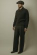 画像4: BELAFOTE/RT HEAVY WAFFLE SHAWL PULLOVER BLACK