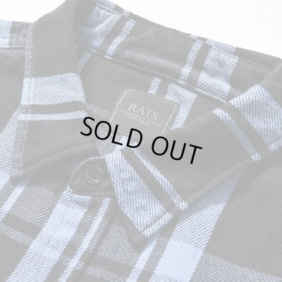 画像3: RATS/COTTON CHECK SHIRTS  BLUE