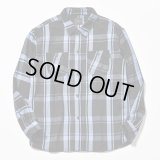 RATS/COTTON CHECK SHIRTS  BLUE