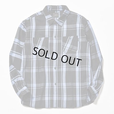 画像1: RATS/COTTON CHECK SHIRTS  BLUE