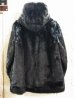 画像2: GANGSTERVILLE/RIZE ABOVE FUR HOODIE  BLACK (2)