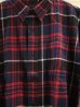 画像3:  （再入荷） SUPERIOR EL/TARTAN CHECK BIG SHIRT  BLACKxRED (3)