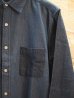 画像3: (SALE 30%OFF) VINTAGE EL/6.5oz DENIM CRAZY SHIRT  INDIGO (3)