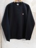 画像1: BELIVE/LEFT CHEST PATCH SWEAT  MUSHROOM  BLACK (1)