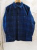 画像1: SUPERIOR EL/NELL WORK SHIRTS  BLACKxBLUE (1)