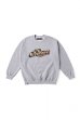 画像1:  BILL BOARD/CREWNECK SWEAT SHIRTS PEANUTS  GRAY (1)