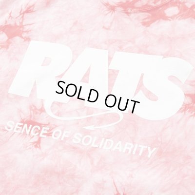 画像3: RATS/TIE DYE BOX LOGO T  RED