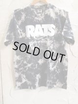 RATS/TIE DYE BOX LOGO T  BLACK