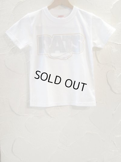 画像1: RATS/GLITTER BOX LOGO KIDS T  WHITE