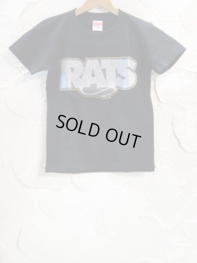 画像1: RATS/GLITTER BOX LOGO KIDS T  BLACK