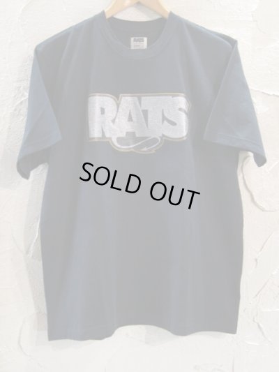 画像1: RATS/GLITTER BOX LOGO T  BLACK