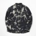 画像1: RATS/DOBBY TIEDYE LS SHIRTS  BLACK (1)