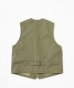 画像2: BELAFOTE/RT CIVILIAN DECK VEST H.B  A.GREEN (2)