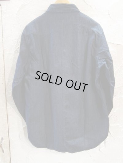 画像2: VINTAGE EL/ASYMMENTLY DENIM SHIRTS  NAVY