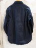 画像2: (SALE 30%OFF) VINTAGE EL/ASYMMENTLY DENIM SHIRTS  NAVY (2)