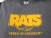 画像3: RATS/BOX FLAME LOGO T  GRAYxORANG (3)