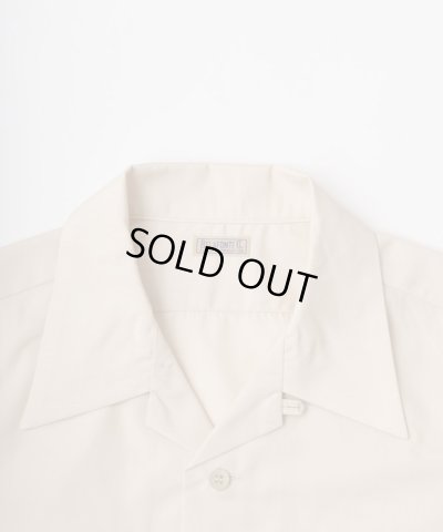 画像5: BELAFOTE/RT OPEN COLLAR FLAP PKT S/S SH  BEIGE