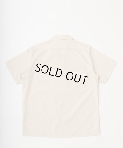 画像4: BELAFOTE/RT OPEN COLLAR FLAP PKT S/S SH  BEIGE