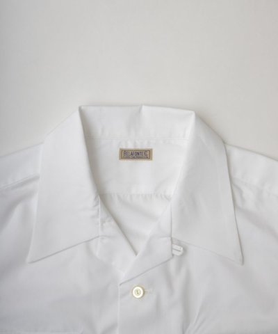 画像4: (SALE 35%OFF) BELAFOTE/RT OPEN COLLAR FLAP PKT S/S SH  WHITE