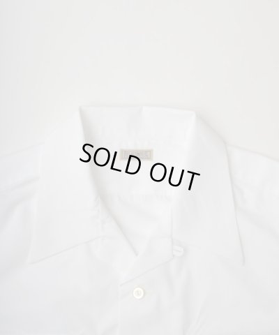 画像4: BELAFOTE/RT OPEN COLLAR FLAP PKT S/S SH  WHITE