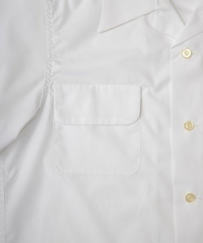 画像5: (SALE 35%OFF) BELAFOTE/RT OPEN COLLAR FLAP PKT S/S SH  WHITE