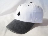 BELIVE/WAPPEN LOW CAP 2TONE  WHTxBLACK