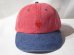 画像2: BELIVE/WAPPEN LOW CAP 2TONE  REDxNAVY (2)