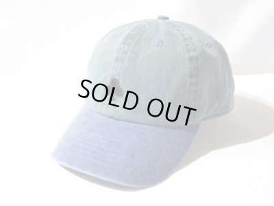 画像1: BELIVE/WAPPEN LOW CAP 2TONE  GREENxNAVY