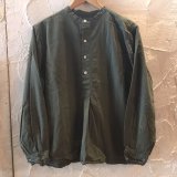 WORLD SURPLUS/BULGARIA TYPE 50s GRANPA SHIRTS  OLIVE