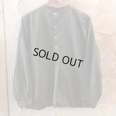 画像1: WORLD SURPLUS/BULGARIA TYPE 50s GRANPA SHIRTS  OLIVE