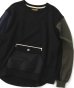 画像1: GYMMASTER/DM SWEAT CREW NECK  BLACKCRAZY (1)