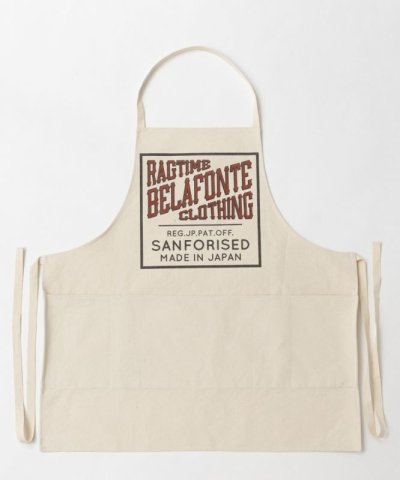 画像2: (SALE 30%OFF) BELAFOTE/RT SHOP APRON CANVAS  OFFWHITE