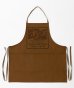 画像1: BELAFOTE/RT SHOP APRON HERRINGBONE  BROWN (1)