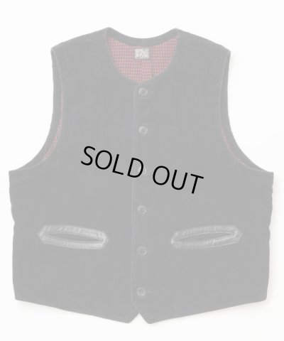 画像1:  BELAFOTE/RT CIVILIAN DECK VEST AGED CORDUROY  BLACK