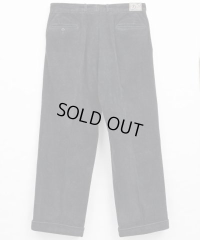 画像3: BELAFOTE/RT 2TACK TROUSERS AGED CORDUROY  BLACK