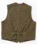 画像3: BELAFOTE/RT ALPACA CANVAS VEST  HUNTERGREEN