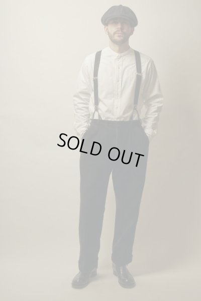 画像4: BELAFOTE/RT 2TACK TROUSERS AGED CORDUROY  BLACK