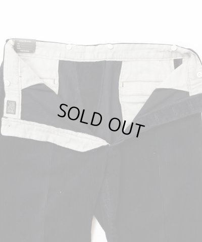 画像8: BELAFOTE/RT 2TACK TROUSERS AGED CORDUROY  BLACK